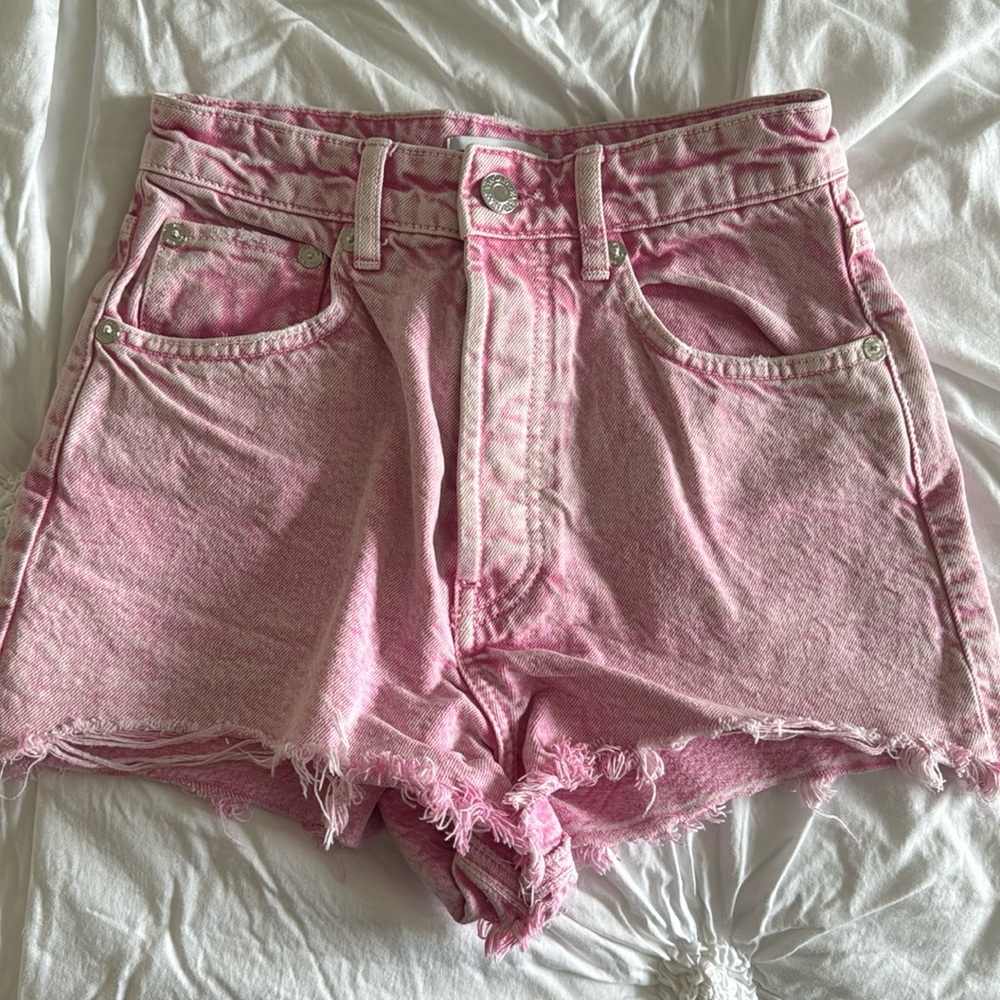 Zara Pink Denim Shorts